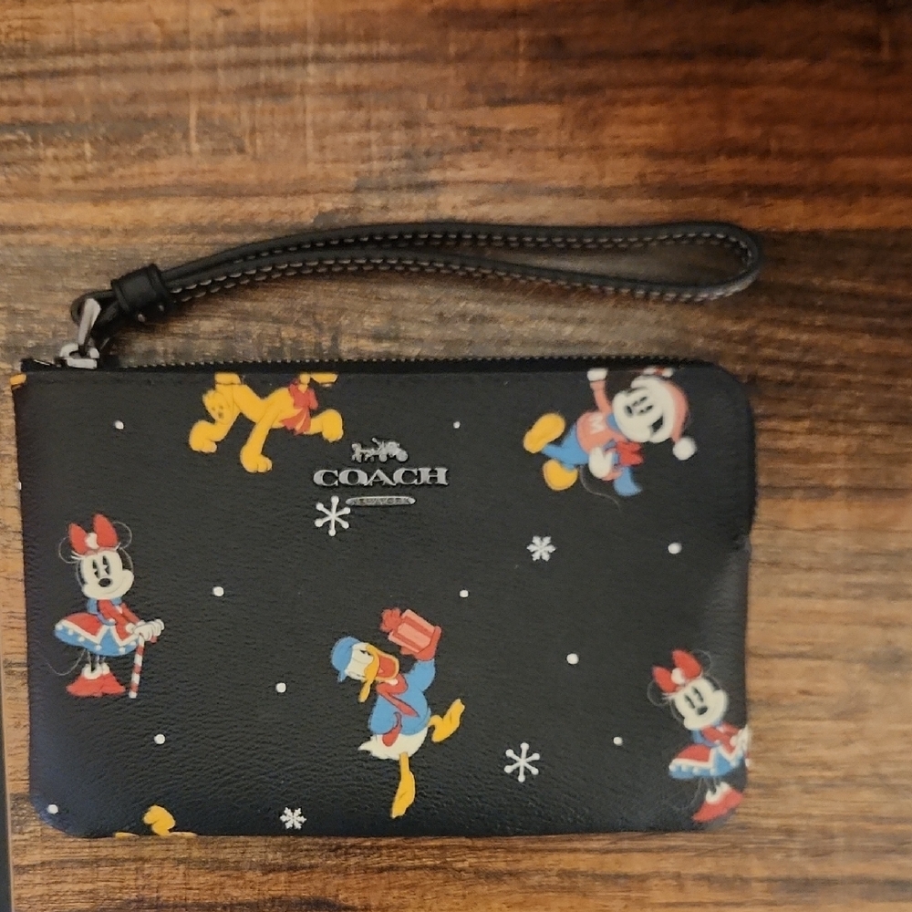 Disney x Coach Christmas Wristet